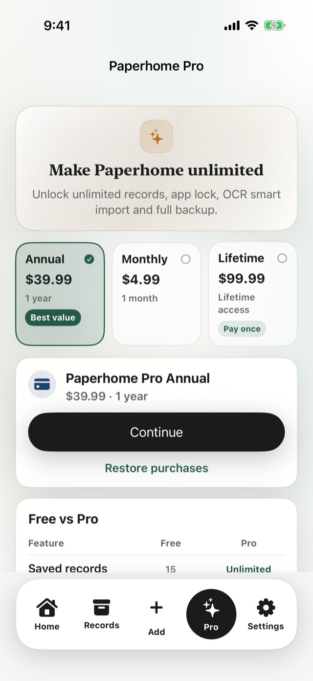 Paperhome screenshot